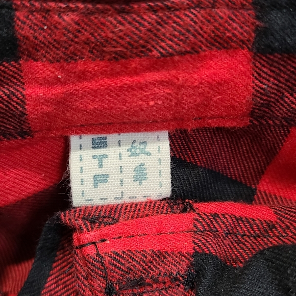 Flannel long sleeve shirt size S - Picture 3 of 4